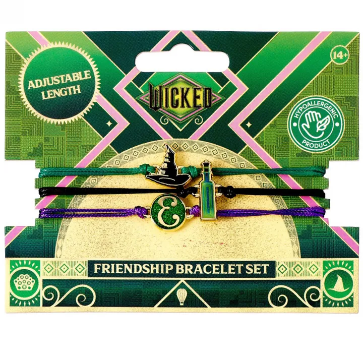 Wicked Elphaba Friendship Bracelet Set – снимка 3