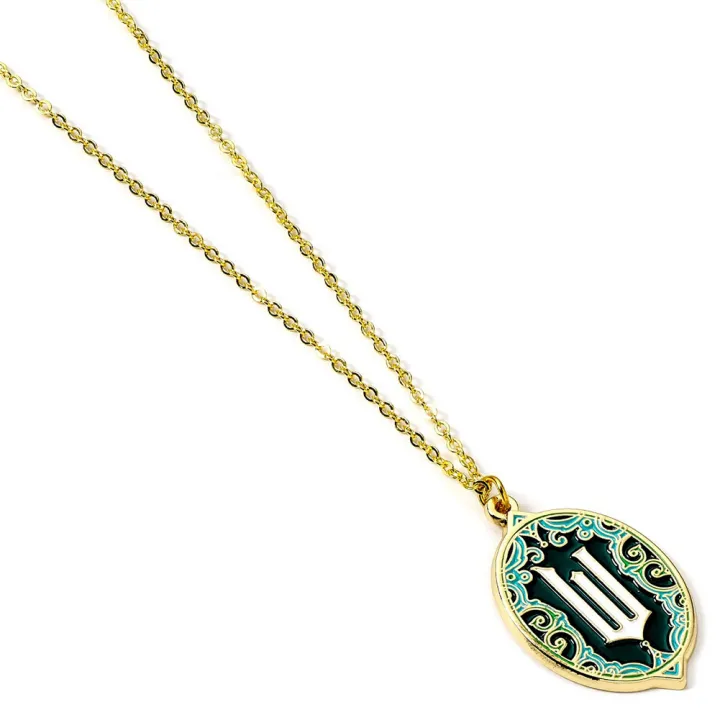 Wicked Silver Plated Emerald City Necklace – снимка 2