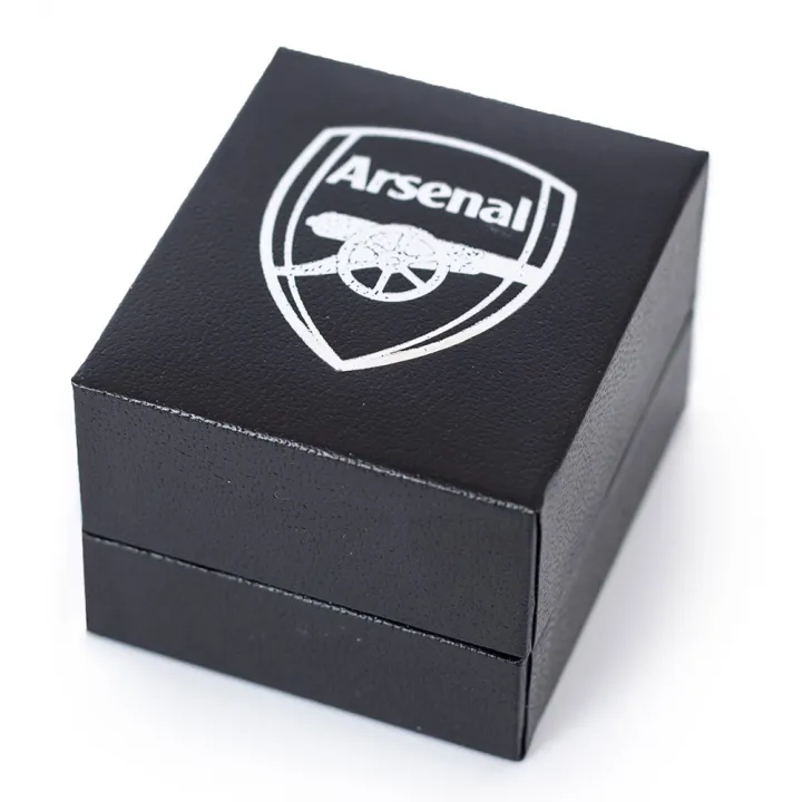 Arsenal FC 18ct Gold Plated on Silver Signet Ring - U – снимка 2
