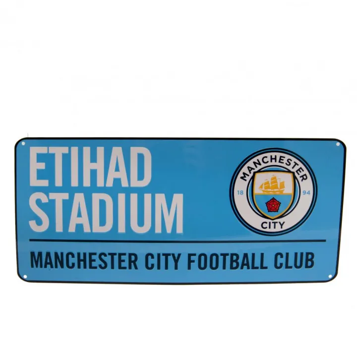 Manchester City FC BL метален уличен знак – снимка 2