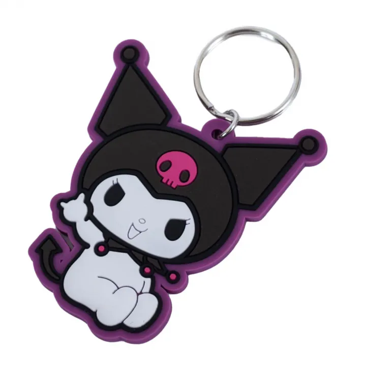 Kuromi Rocking PVC Keyring – снимка 2