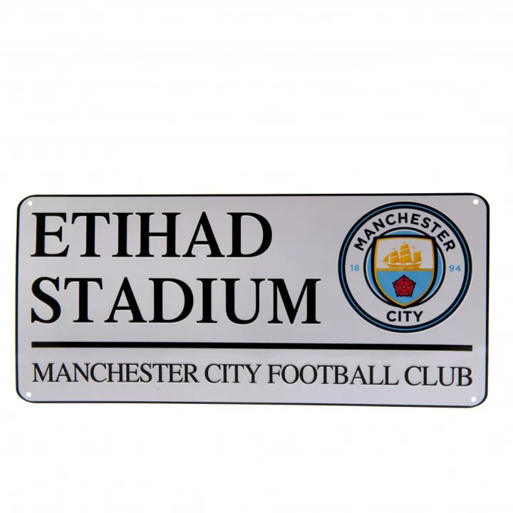 Manchester City FC метален уличен знак Етихад – снимка 2
