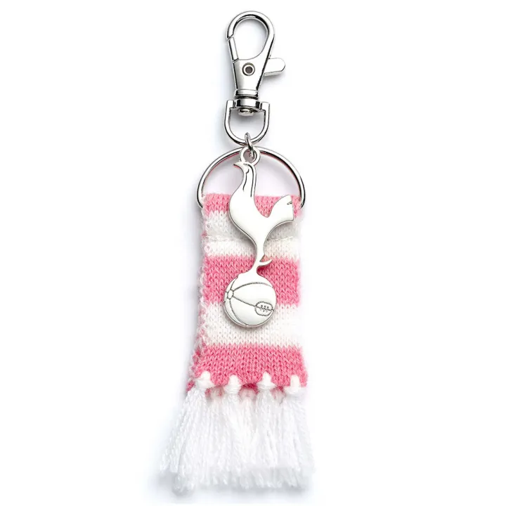Tottenham Hotspur FC Pink Bar Scarf Bag Charm – снимка 2
