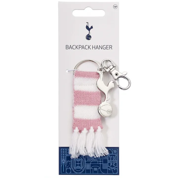Tottenham Hotspur FC Pink Bar Scarf Bag Charm – снимка 3