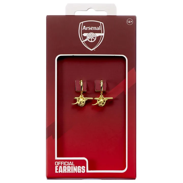Arsenal FC обеци със златно покритие – снимка 2
