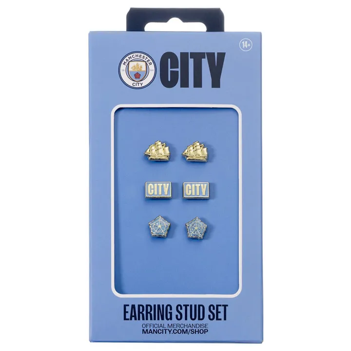 Manchester City FC Stud Earring Set – снимка 4