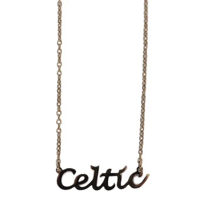Celtic FC Gold Plated Name Dropper Necklace – снимка 2