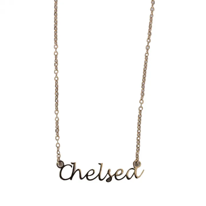 Chelsea FC Gold Plated Name Dropper Necklace – снимка 2