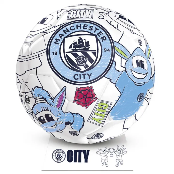 Manchester City FC 'Colour In' Mini Football Set – снимка 2