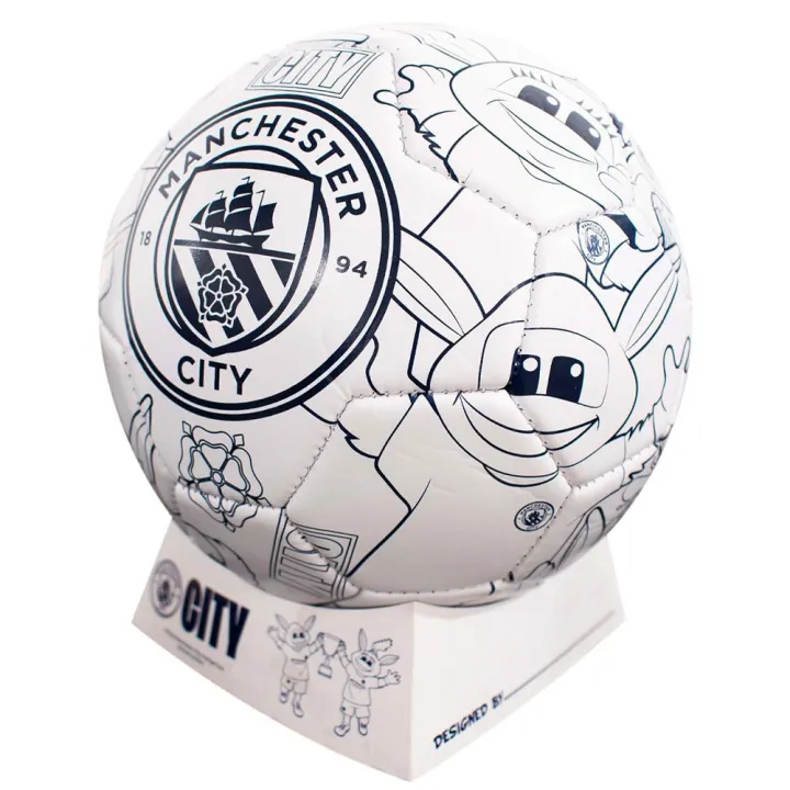 Manchester City FC 'Colour In' Mini Football Set – снимка 3