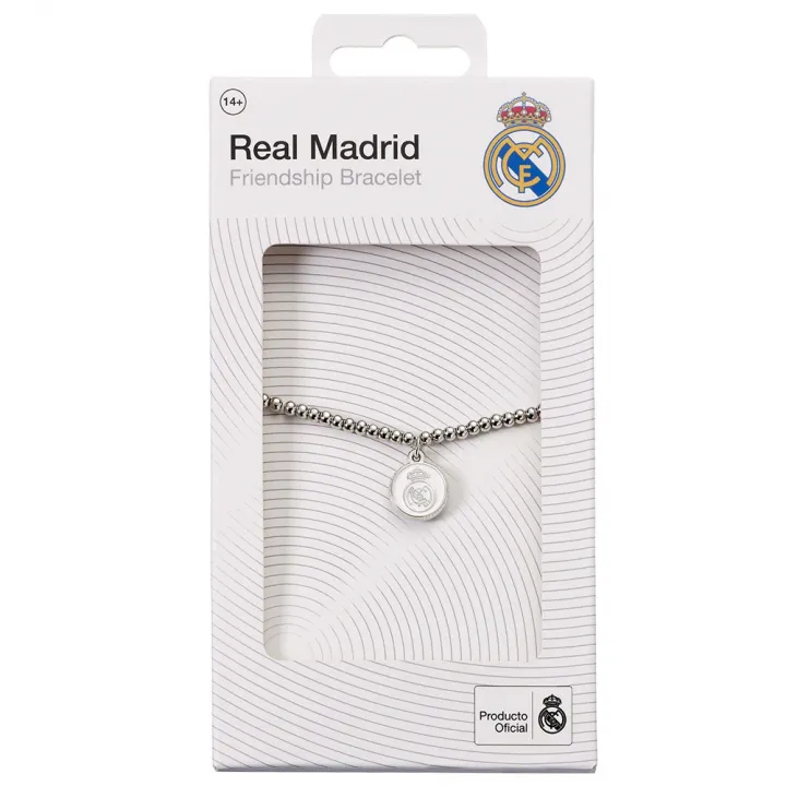 Real Madrid CF Silver Finish Bead Bracelet – снимка 2