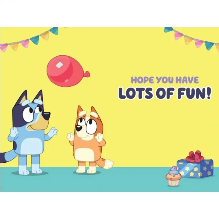 Bluey 3D Lenticular Birthday Card – снимка 2