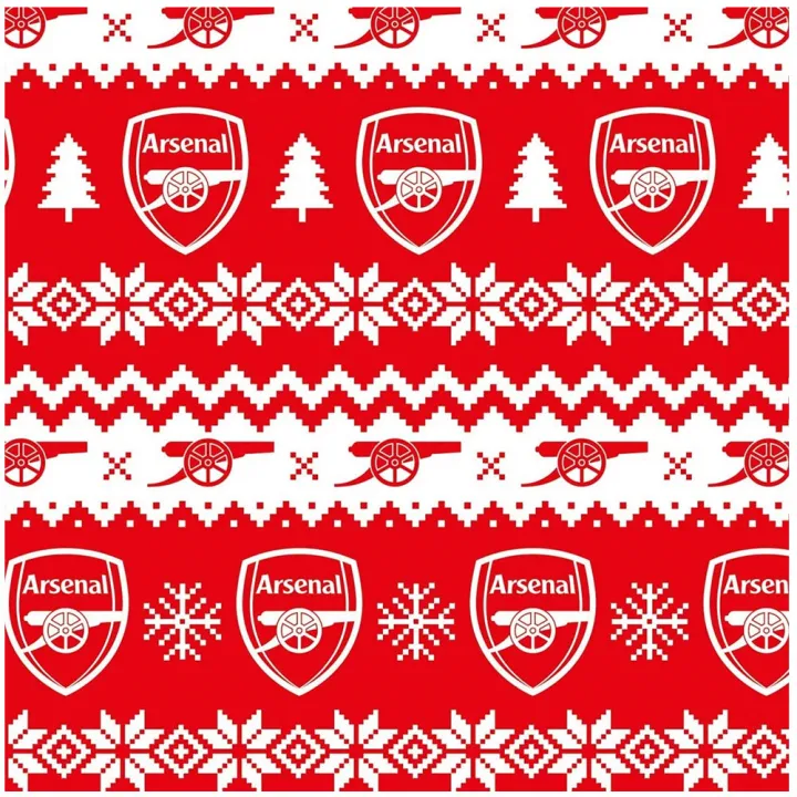 Arsenal FC коледна хартия за опаковане на подаръци – снимка 2