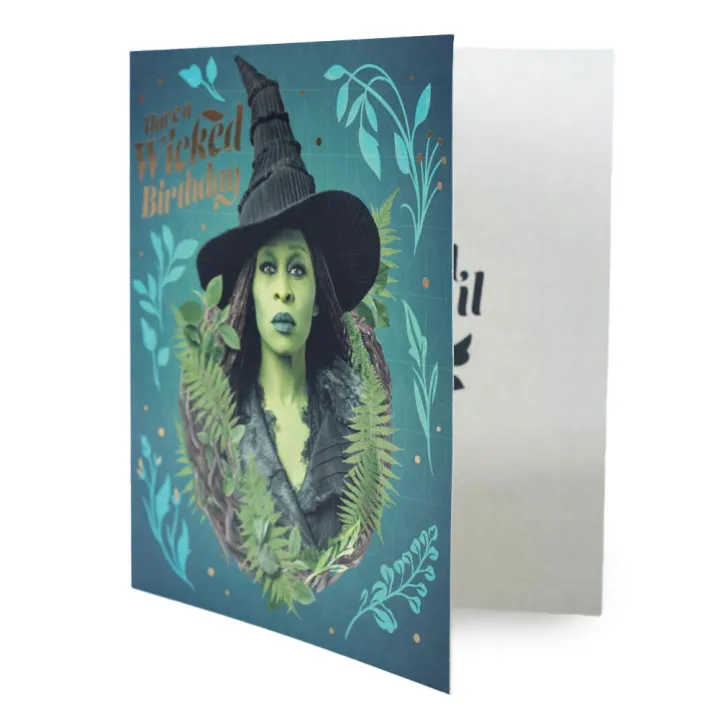 Wicked Elphaba Birthday Card – снимка 2
