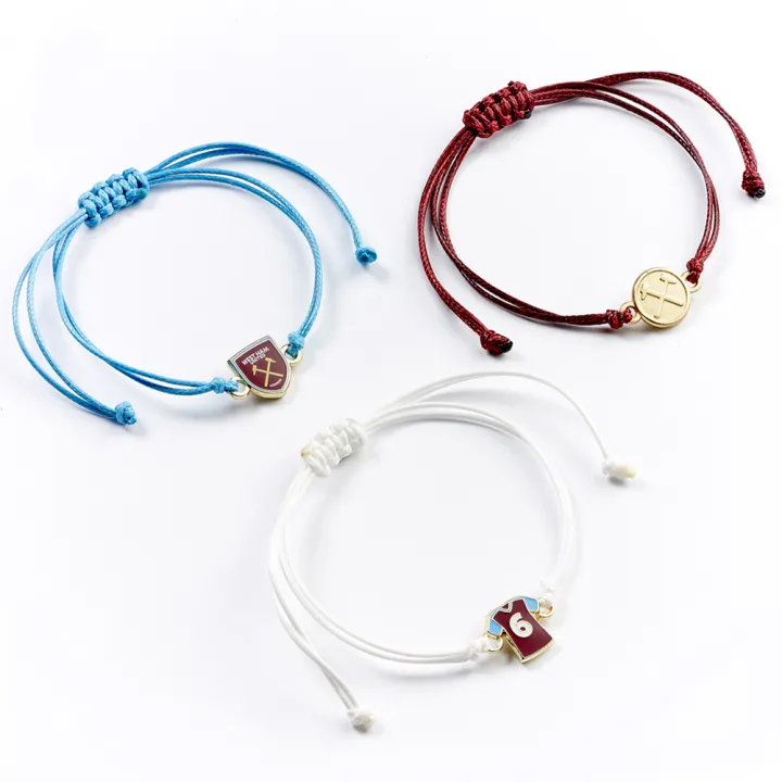 West Ham United FC Friendship Bracelet Set – снимка 2