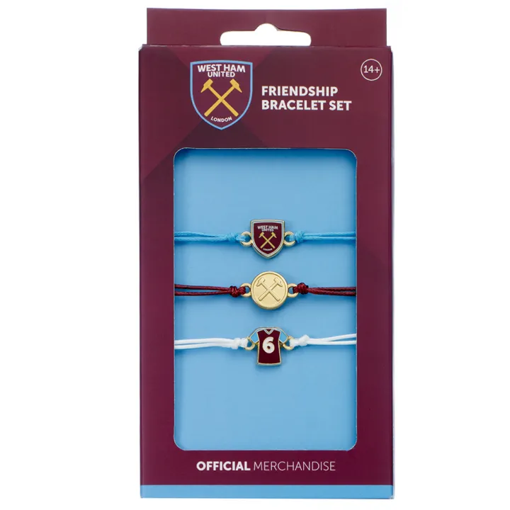 West Ham United FC Friendship Bracelet Set – снимка 3