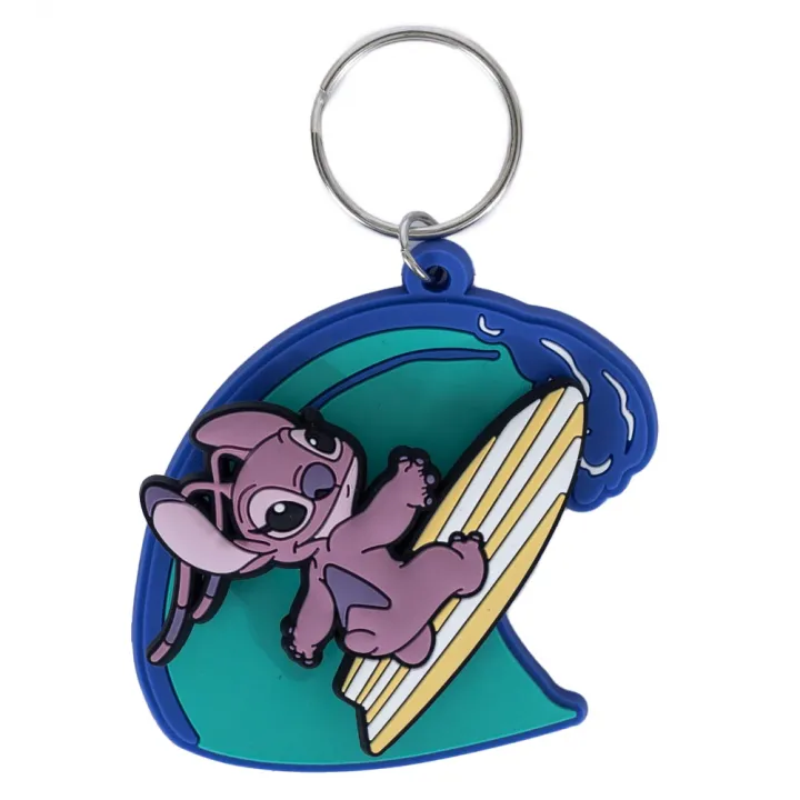 Lilo & Stitch Surfing Angel PVC Keyring – снимка 2