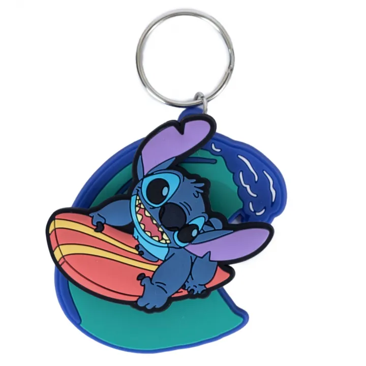 Lilo & Stitch Surfing Stitch PVC Keyring – снимка 2