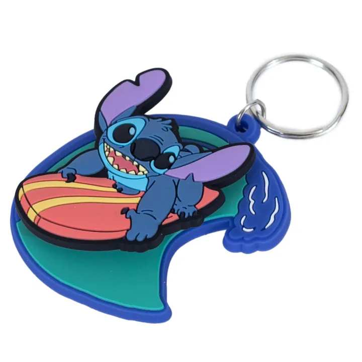 Lilo & Stitch Surfing Stitch PVC Keyring – снимка 3