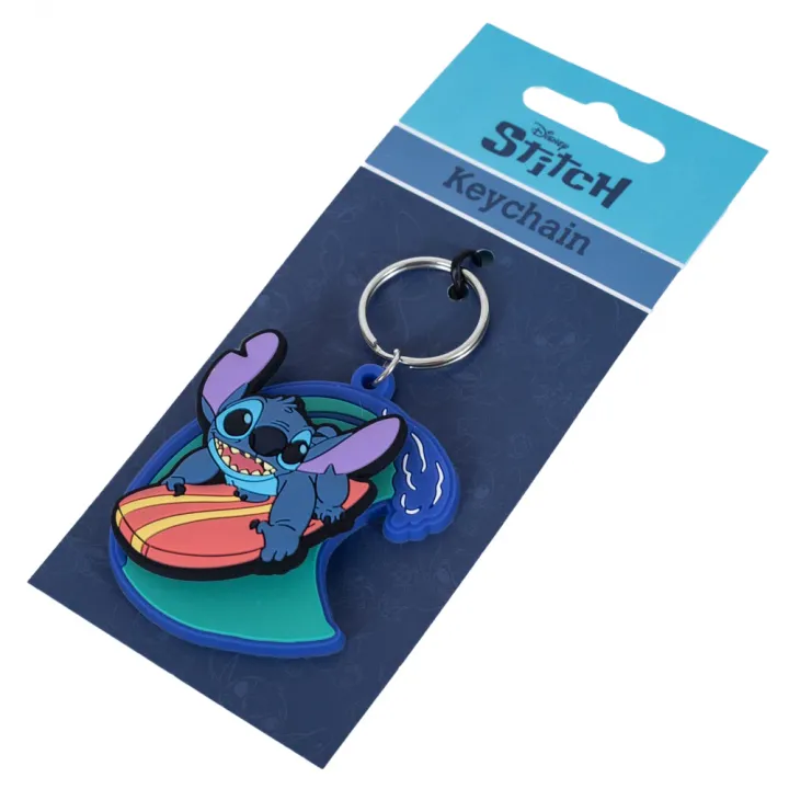 Lilo & Stitch Surfing Stitch PVC Keyring – снимка 4