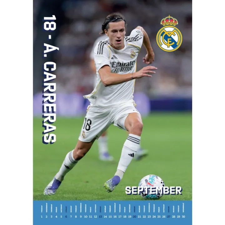 Real Madrid CF A3 календар 2026 – снимка 3