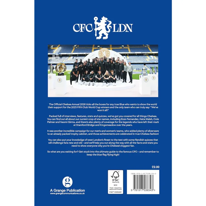 Chelsea FC годишник 2026 – снимка 3