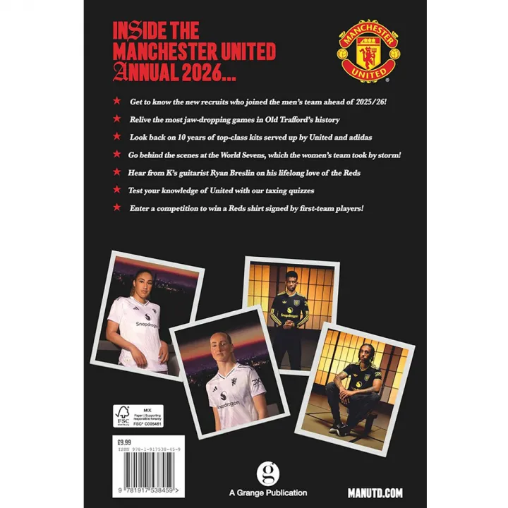 Manchester United FC годишник 2026 – снимка 3