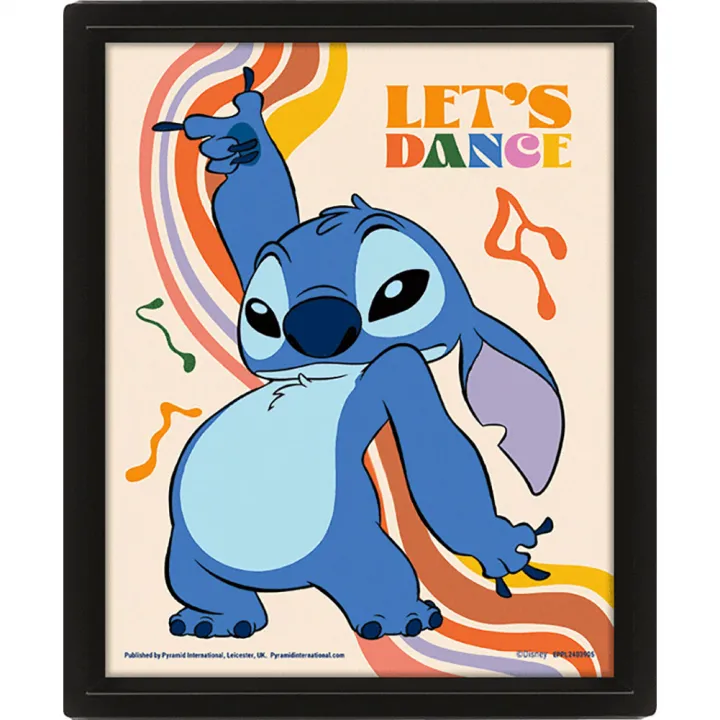 Lilo & Stitch Let's Dance Framed 3D Picture – снимка 2