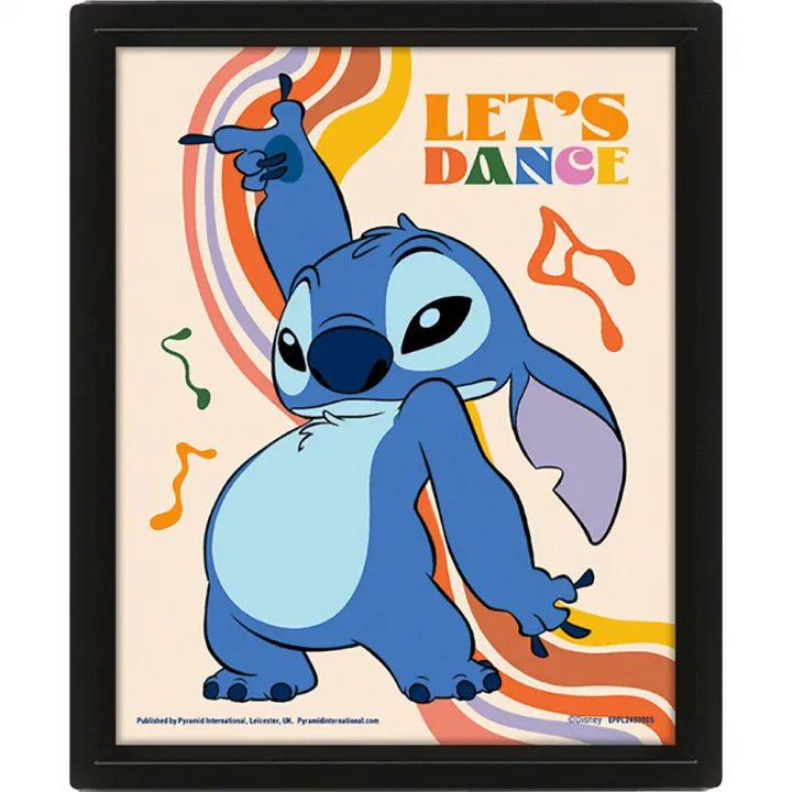 Lilo & Stitch Let's Dance Framed 3D Picture – снимка 3
