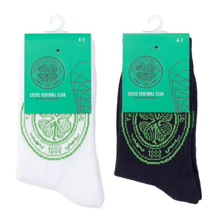 Celtic FC Twin Pack Sports Socks 7-11 – снимка 4
