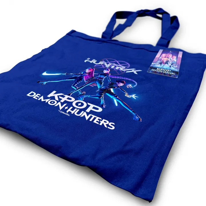 K-Pop Demon Hunters Canvas Tote Bag – снимка 2