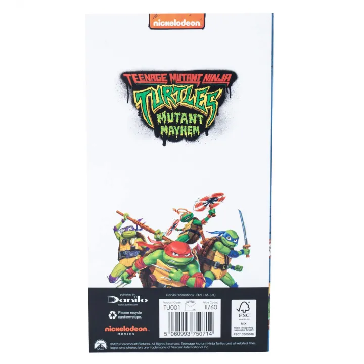 Teenage Mutant Ninja Turtles картичка за рожден ден – снимка 4