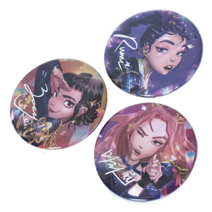 K-POP Demon Hunters 3 Button Badges – снимка 2