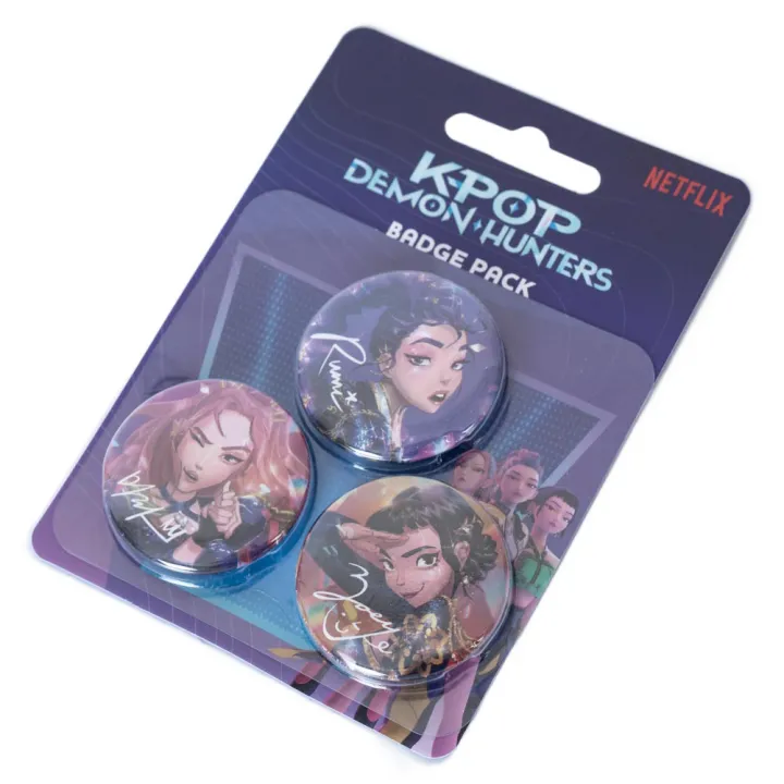K-POP Demon Hunters 3 Button Badges – снимка 3