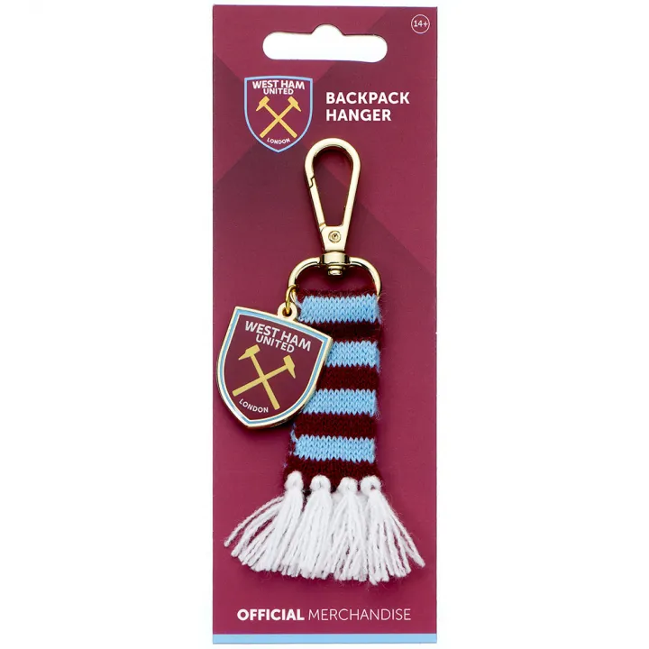 West Ham United FC талисман за чанта във формата на шал – снимка 3