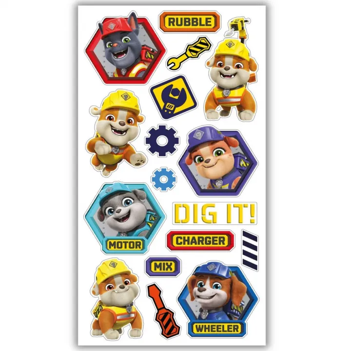 Paw Patrol картичка за рожден ден със стикери – снимка 3