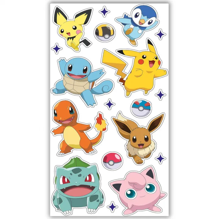 Pokemon Birthday Card With Stickers – снимка 3