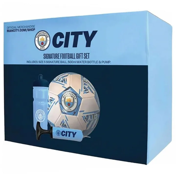 Manchester City FC подаръчен комплект с топка – снимка 2