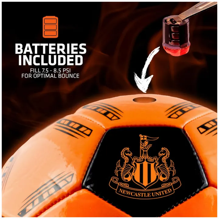 Newcastle United FC светеща LED футболна топка – снимка 8