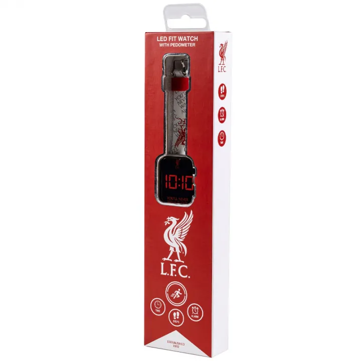 Liverpool FC LED ръчен часовник с крачкомер – снимка 4