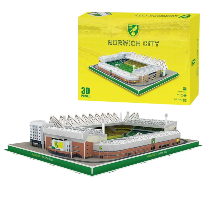 Norwich City FC 3D пъзел на стадиона – снимка 4