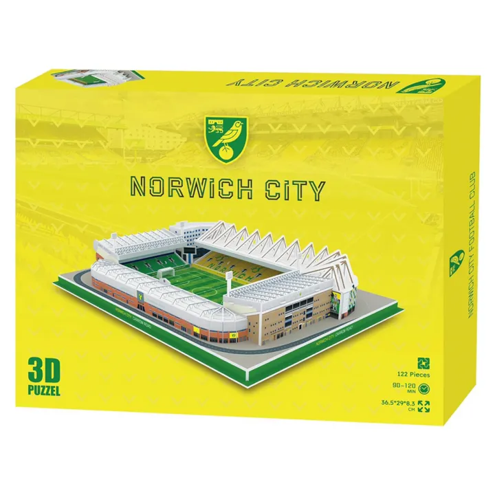Norwich City FC 3D пъзел на стадиона – снимка 5