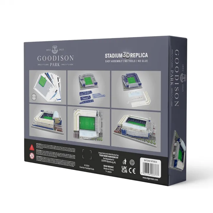 Everton FC Goodison Park възпоменателен 3D пъзел на стадиона – снимка 7