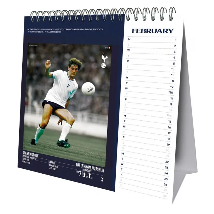 Tottenham Hotspur FC настолен календар 2027 – снимка 2