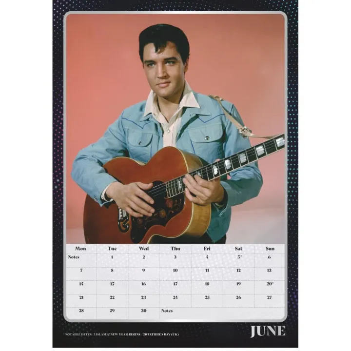 Elvis A3 календар 2027 – снимка 2