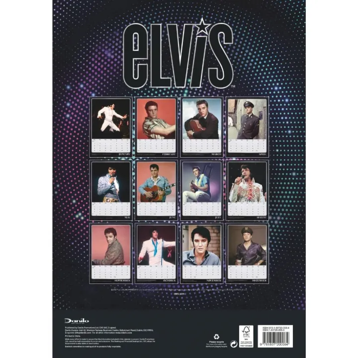 Elvis A3 календар 2027 – снимка 3