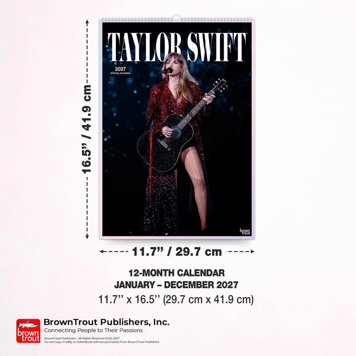 Taylor Swift A3 календар 2027 – снимка 4