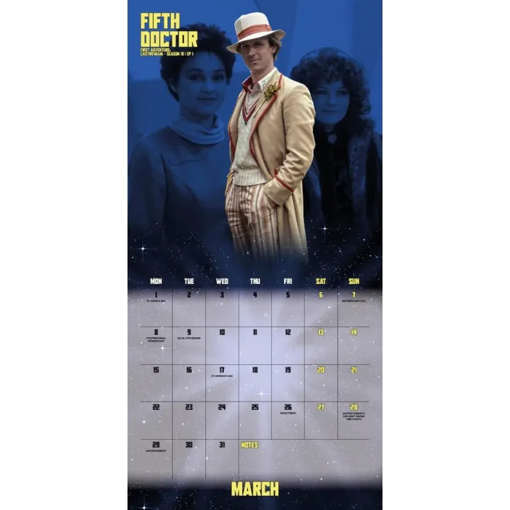 Doctor Who стенен календар 2027 – снимка 2