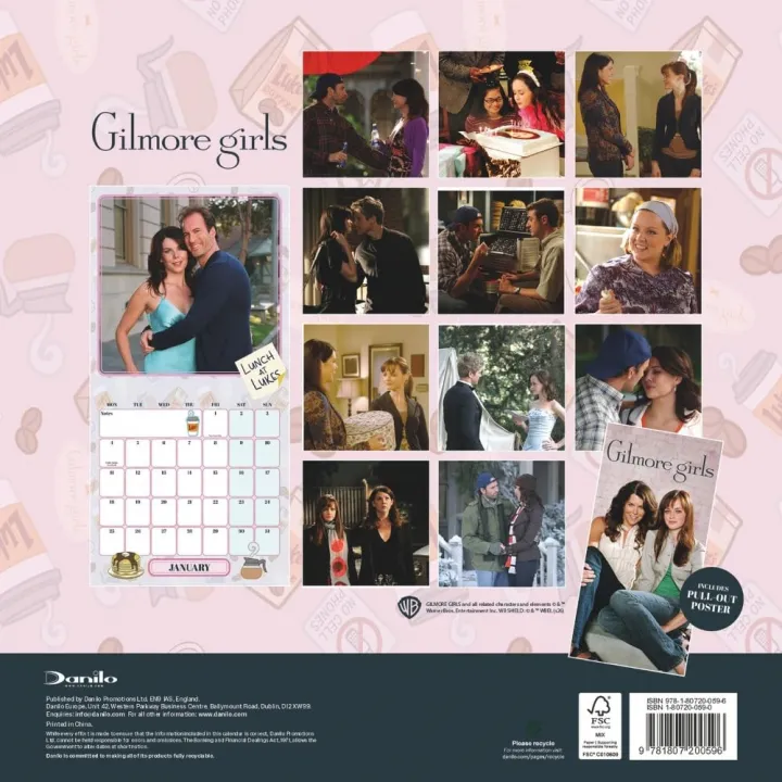 Gilmore Girls стенен календар 2027 – снимка 3