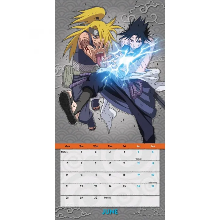 Naruto: Shippuden стенен календар 2027 – снимка 2